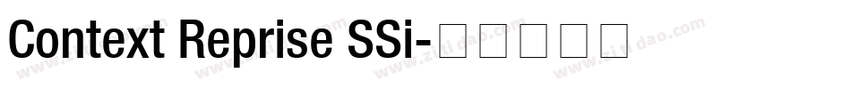 Context Reprise SSi字体转换